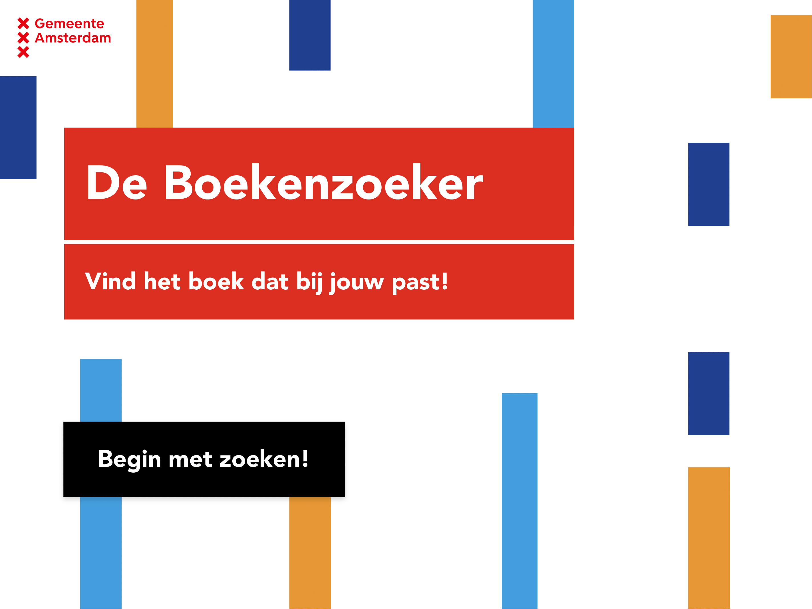 Boekenzoeker – scherm 1